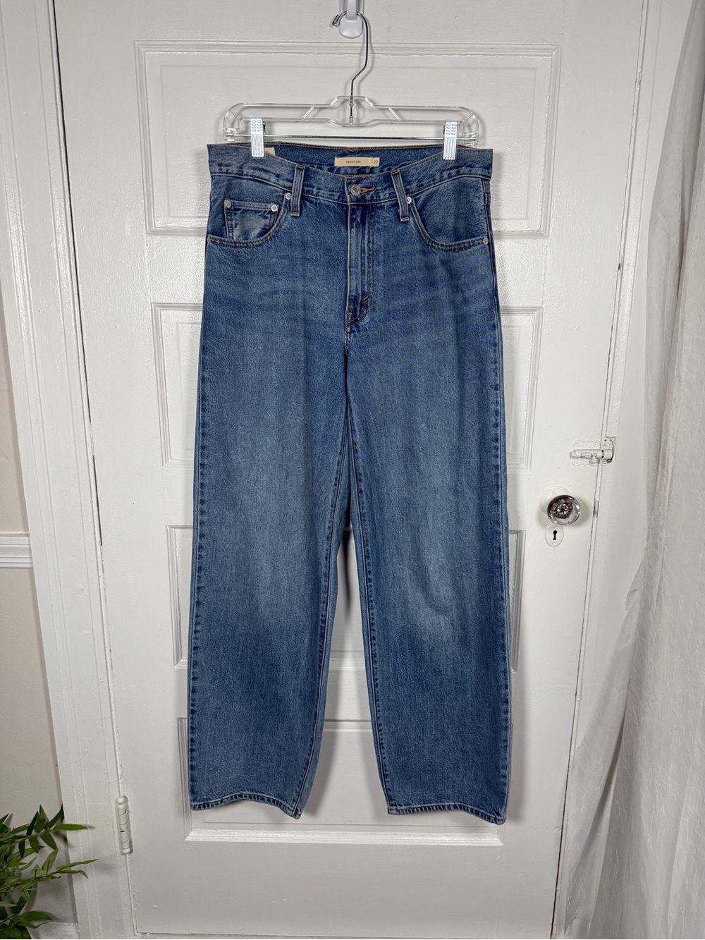 Levi's Premium Baggy Dad Jeans Medium Wash Denim Women’s 27 Faded Relaxed